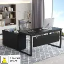 Regent - Executive Office Desk with File Cabinet | TV5-003
