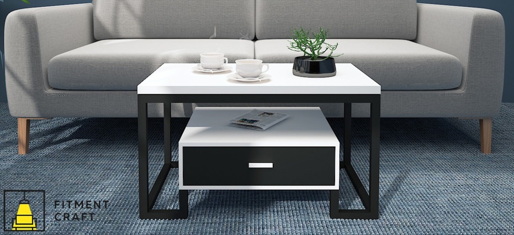 Pearlora - Center Table with Drawer | TTV1-002