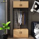 Fabrica Open Closet with Storage - Alna | COV2-004