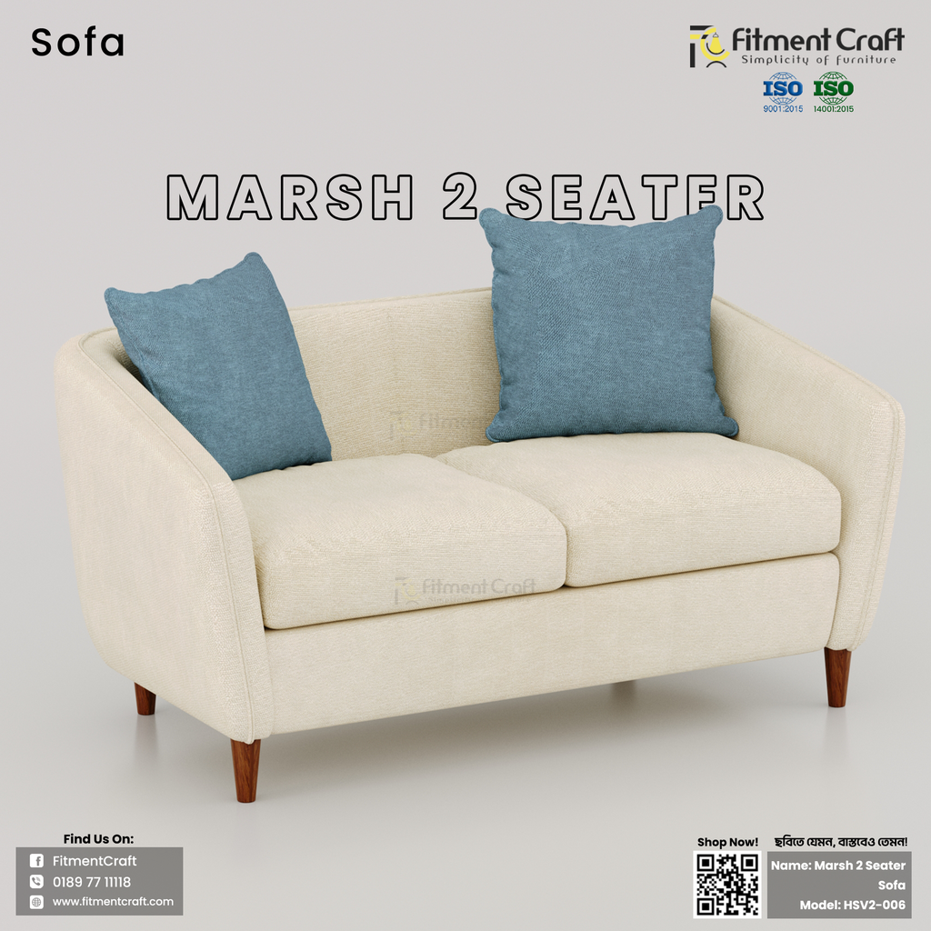 Marsh 2 Seater -Sofa । HSV2-006 
