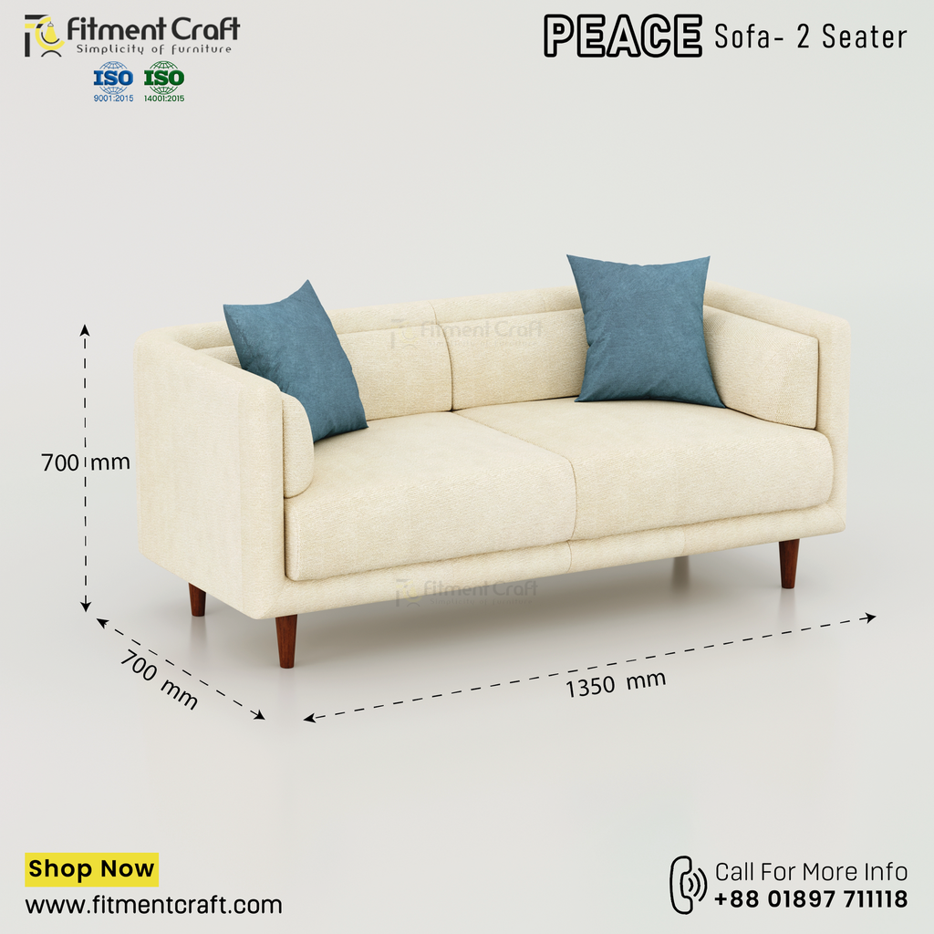Peace 2 Seater -Sofa । HSV2-012