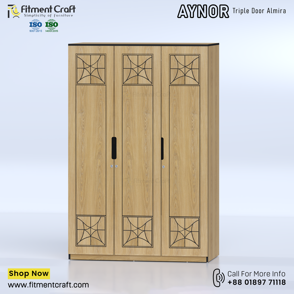 Aynor-Triple Door Almirah । BAV3-003 