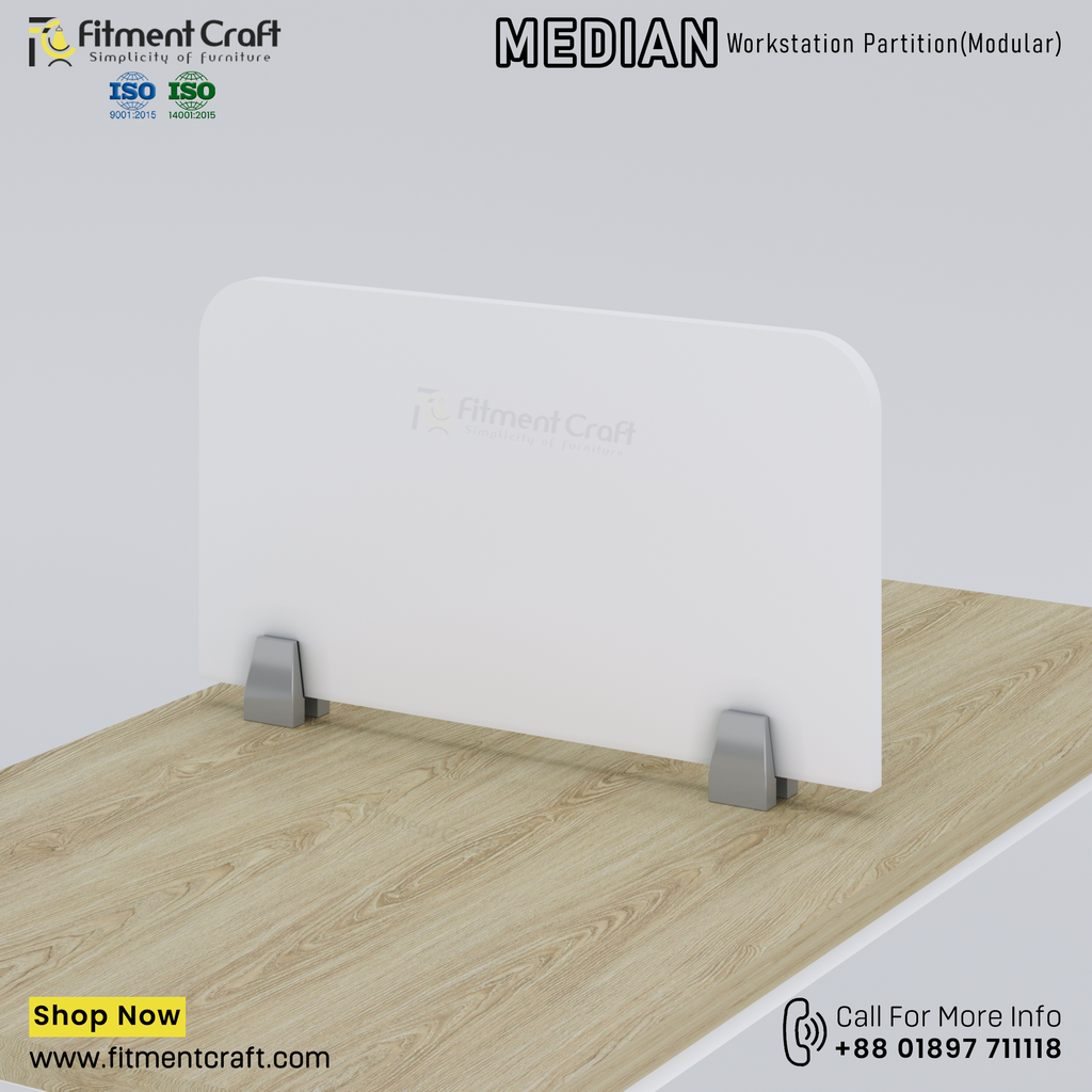 Median-Workstation Modular Partition (500X300X8mm) । WSMP-BRB-002