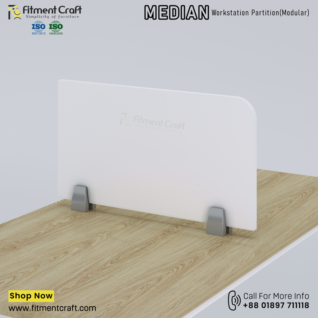 Median-Workstation Modular Partition (550X300X16mm) । WSMP-ORB-002