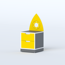 Rocket-BedSide Table । BST1-008 