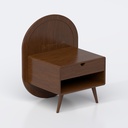 Elliptical Bedside Table