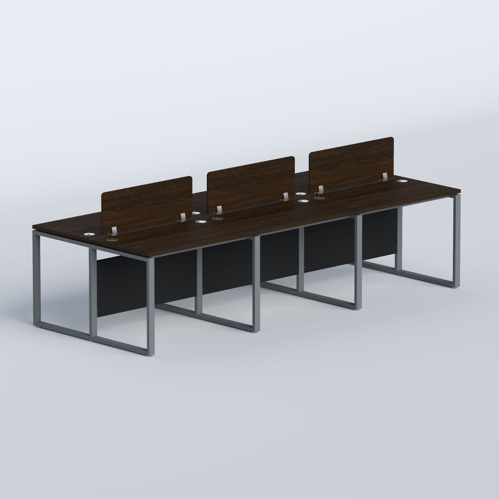 Canvas Face to face Six seater Workstation
