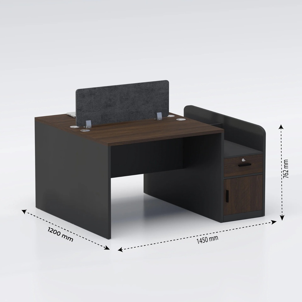 Focus Face to Face Two Seater Workstation 