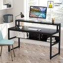 Computer Desk with Storage Shelves | TV9-005