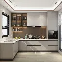 Modern Modular - Kitchen Cabinet with HPL Finish | MK1-001 (Price Given Per SFT) 