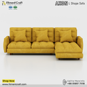 Axon L-shaped sofa । HSV2-034
