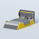 Princess Kids Bed | PKBLB-001