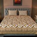 Pattern Play Printed Bed sheet – Brown Magic - 0062
