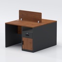 TaskFlow Face to face two seater Workstation 