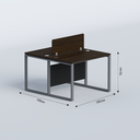 Canvas Face to face Two seater Workstation