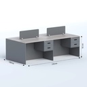 Workzen- Face to face four seater Workstation
