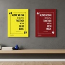 Wall Canvas (Alone we can)