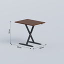 Nelix 2 Seater Restaurant Table-(600X600X750)Vinyl