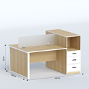 Mavon  Face to Face 2 Seater Workstation  